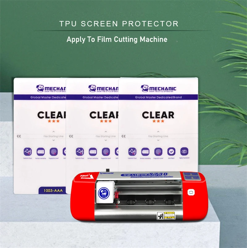 Imagem -02 - Folhas Claras do Hidrogel para a Máquina de Corte hd Filmes Hidráulicos Protetores de Tela Curvada Telefones Celulares Samsung Mecânico Aaa