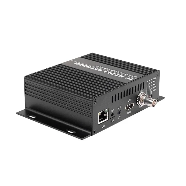 2026 H9120D H.265 H.264 HEVC UHD 4K HDMI IP BNC Video Decoder support SRT P2P RTP RTSP RTMP Network Stream Decoding live streami