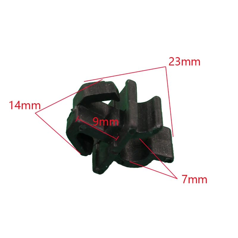 10/20/50x Universal Car Plastic Cover Hood Prop Rod Support Wire Clips Black Retainer Fastener For Toyota Honda Mitsubishi Lexus