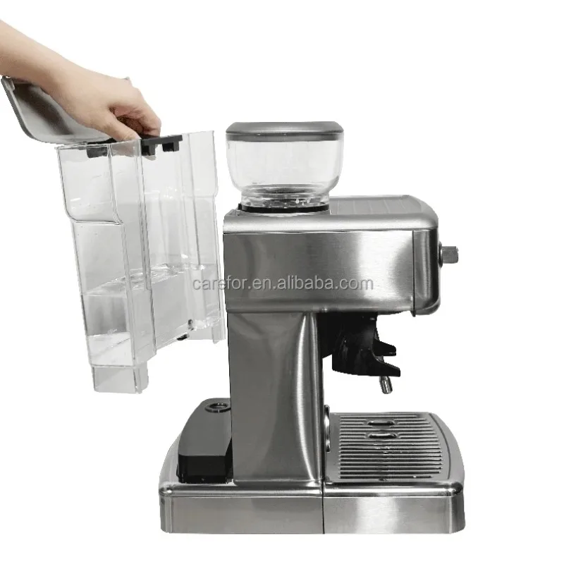 ماكينة صنع قهوة باريستا الاحترافية من فول إلى كوب، ماكينة قهوة اسبريسو، أفضل مع مطحنة