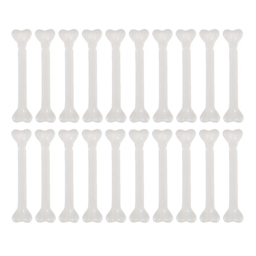 

20 шт. легких пластиковых муляжей человеческих костей без запаха для декораций на Хэллоуин, косплея, квест-комнат, вечеринок в стиле первобытного человека, морских вечеринок