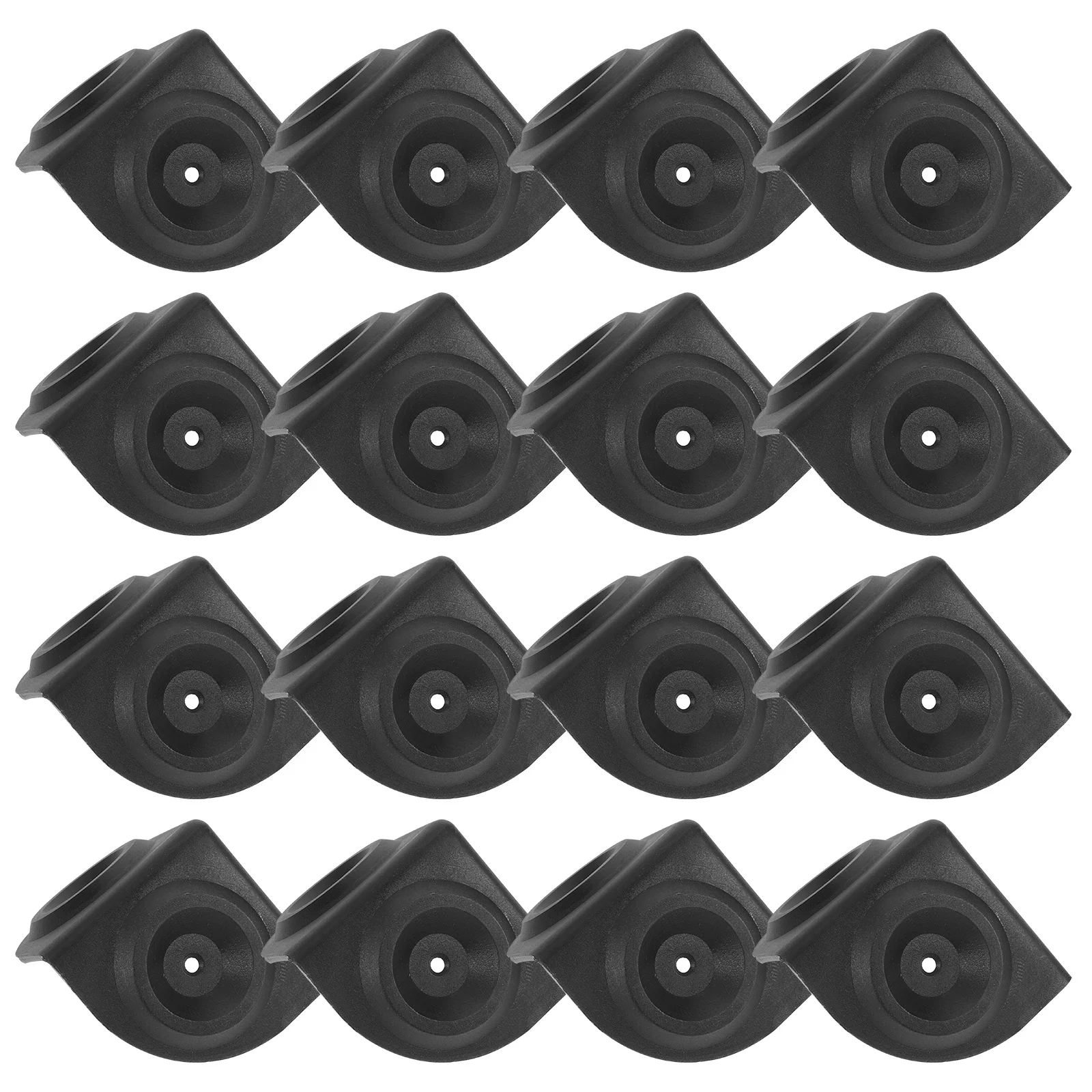 

16Pcs Corner Protector for Speaker Cabinet Plastic Angle Cover Anti Scratch Edge Guard Furniture Amplifier Protective Trim