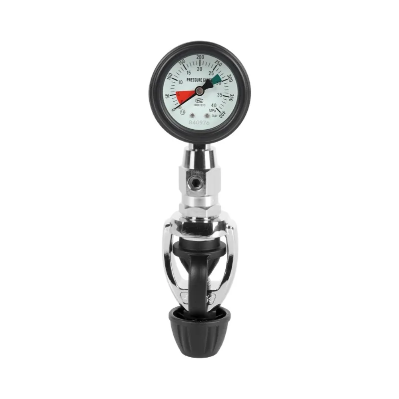 

Diving Cylinder YOKE Pressure Gauge Scuba Diving Back Fly Side Hanging Jacket Residual Pressure