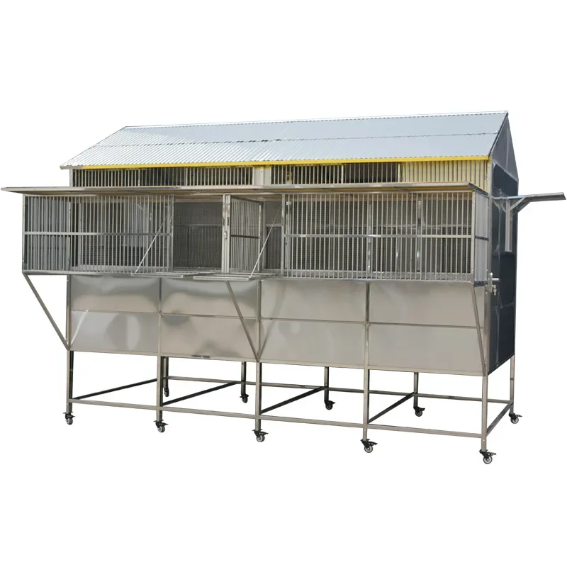 

Large stainless steel pigeon cage outdoor extra large household breeding cage can only enter and exit the special