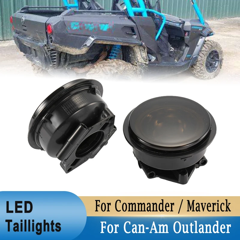 LED Taillight for Can-Am Outlander Commander Maverick Renegade 2011-2017 710001645 Rear Brake Stop Light Lamps (without bulb)