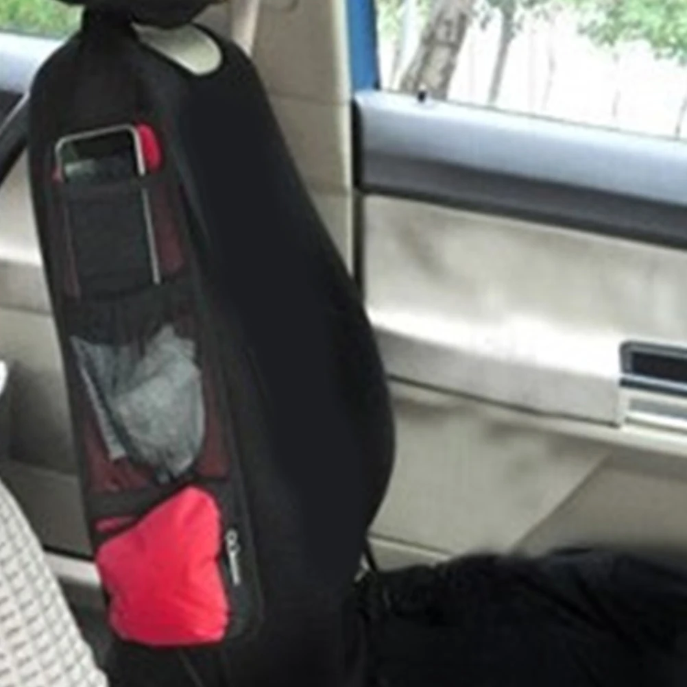 

Car Seat Organizer Portable Chair Side Hanging Storage Bag Multi Pocket For Trucks Mini Suvs Black Lightweight Durable Fit Most