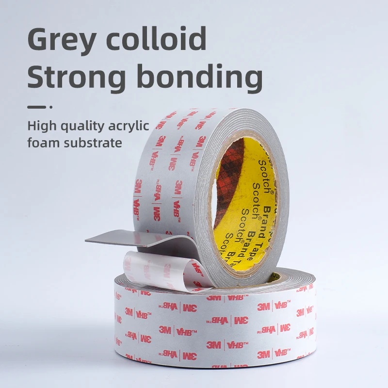 3M RP45 Foam Double-Sided Tape Sponge Foam Tape VHB High Viscosity Strong Gray VHB Double-Sided Tape