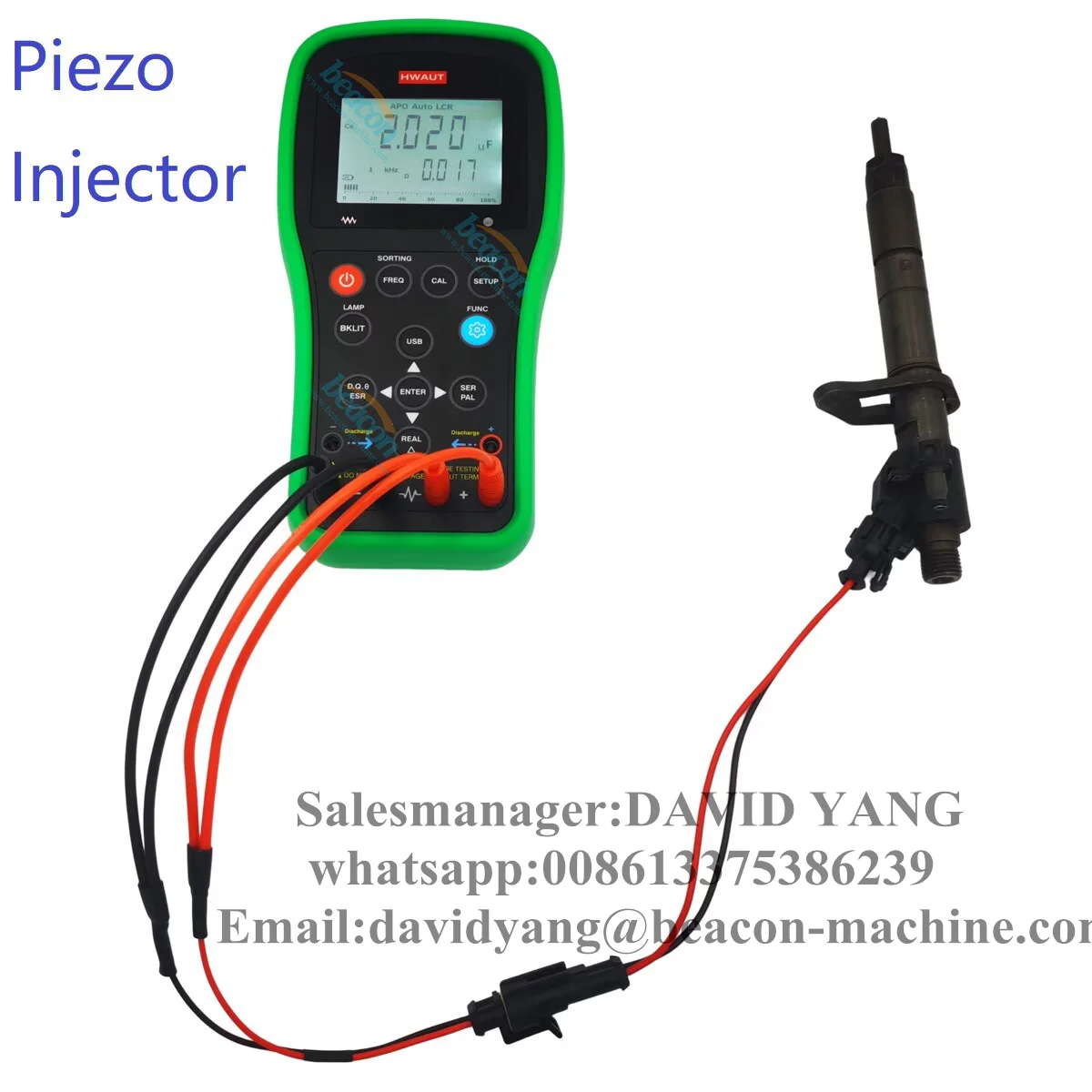 EUI EUP HEUI Diesel Fuel Electronic Piezo Injector Capacitance Inductance Resistance Tester LCR06