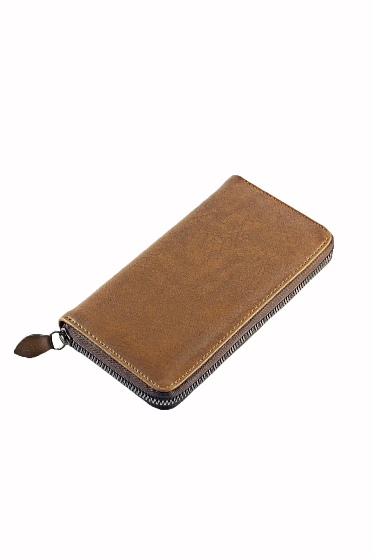 Tarjetero de cuero vegano Unisex con compartimento para teléfono, elegante, útil, multifuncional, entrega rápida y segura, modelo de tendencia 2022