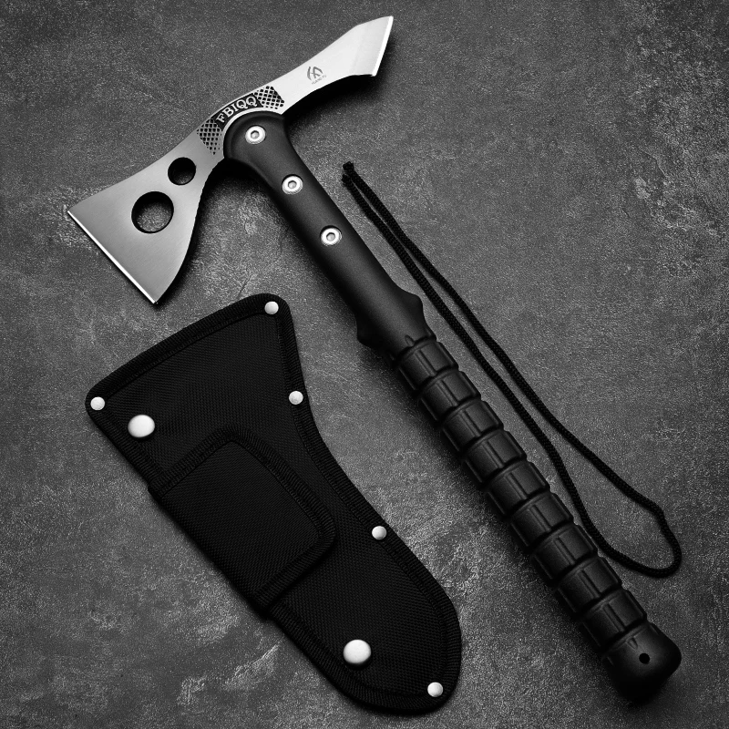 Imagem -04 - Portátil Multi Funcional Aço Battle Axe Huangfu4cr13 Survival Axe para Acampamento ao ar Livre Caça e Atividades de Emergência