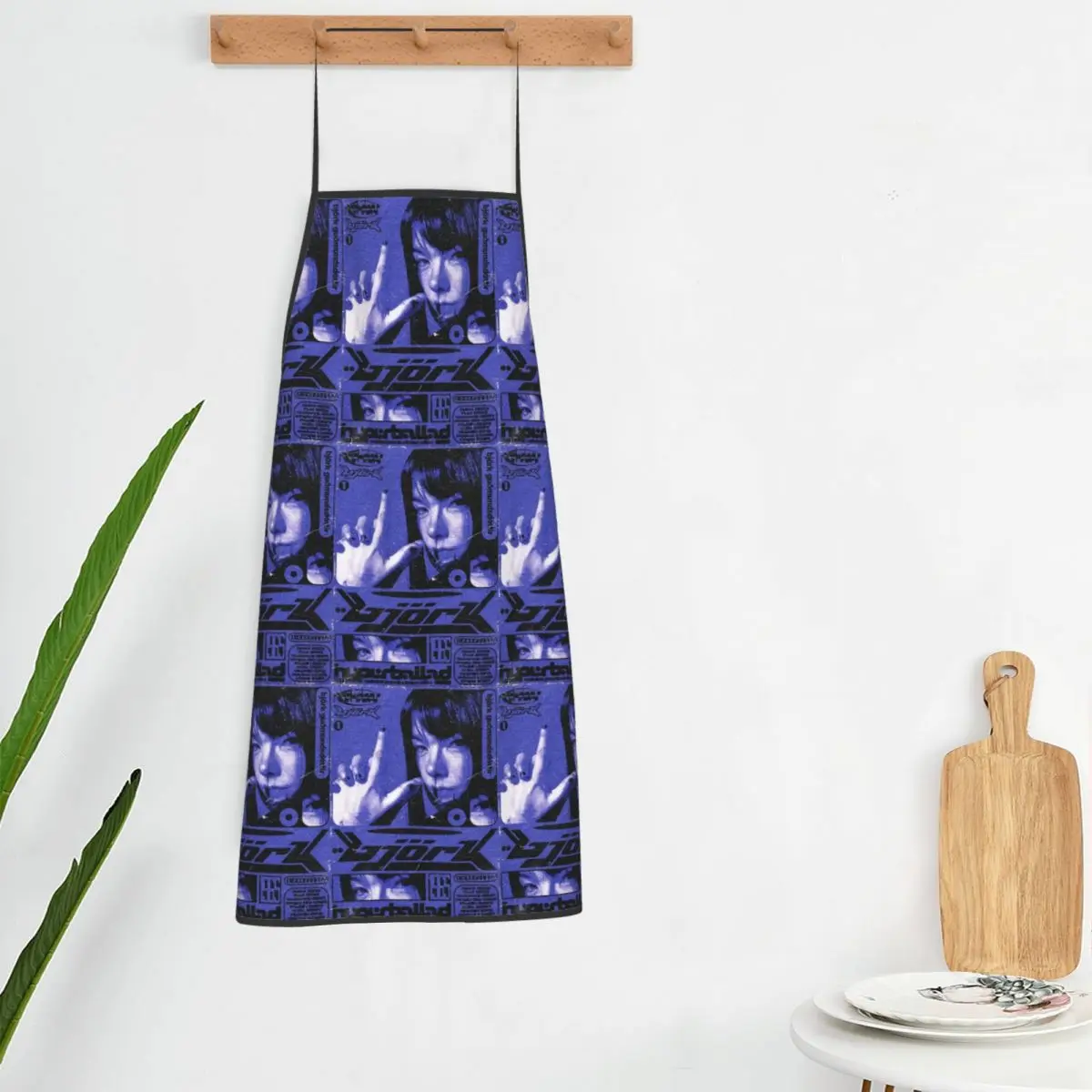 Bjork Army Of Me Aphex Twin Aprons Chef Cooking Tablier Sleeveless Bib Kitchen Cleaning Pinafore for Women Men Gardening