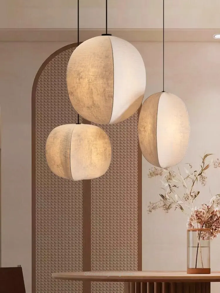 Pendant Light for Bedroom Dining Room Teahouse,Creative Lantern Style Ceiling Lamp for Hotel