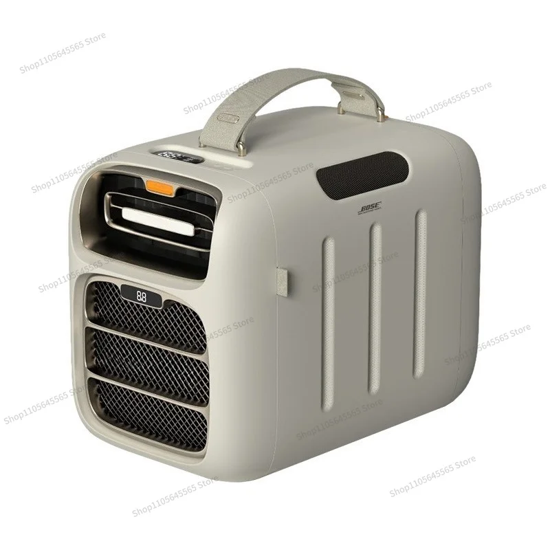 For All-in-One Mobile Refrigeration Air Conditioning Car Outdoor Camping Light Sound Mini Portable