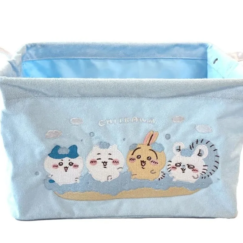 INISO Chiikawa Usagi Hachiware Momonga Japan Składany Kosz do Przechowywania na Biurko Urocze Rzeczy Kawaii Przechowywanie Śliczne Bagaż Duża Pojemność