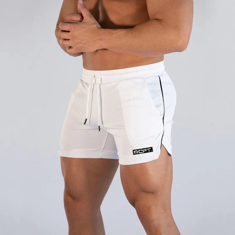 Summer Men Quick-drying Running Fitness Shorts Sweat-absorbent Breathable Beach Surfing  Casual Training Sportswear Pumping iron