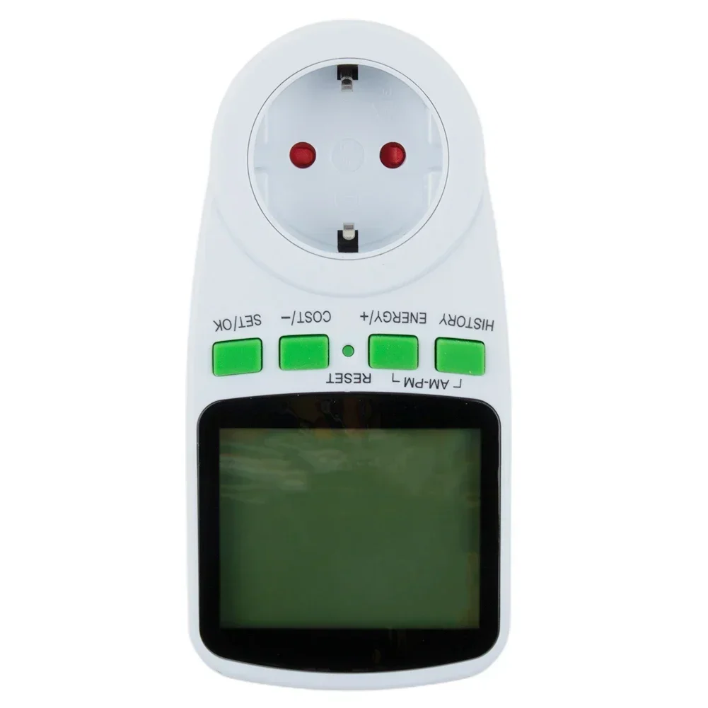 Electricity Current Meter For Measurement Mini PV Mini Solar 230V Digital LCD Wattmeter Power Metering Billing Socket