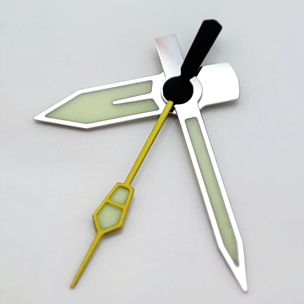 NH35มือที่มีคุณภาพสูงนาฬิกามือ C3เรืองแสงสำหรับ NH35/NH36การเคลื่อนไหวอะไหล่นาฬิกา