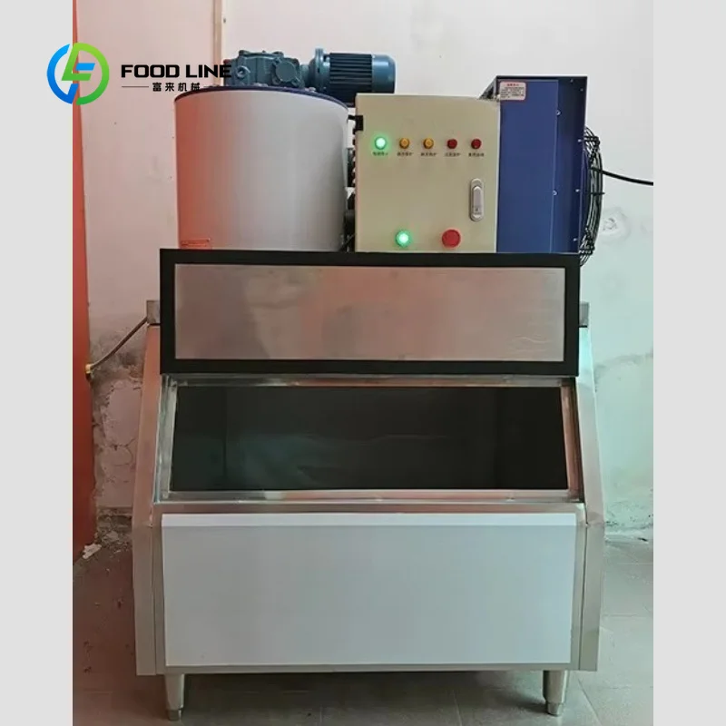 Customized Commercial 0.3 Ton 300 KG Flake Machine 220V Air Cooling Single Phase Factory Direct 150kg Essential Pump Mo
