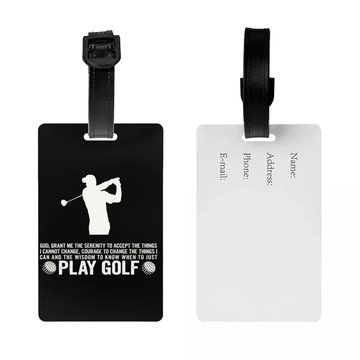 Funny  Quote Luggage Tag Suitcase Baggage Privacy Cover ID Label