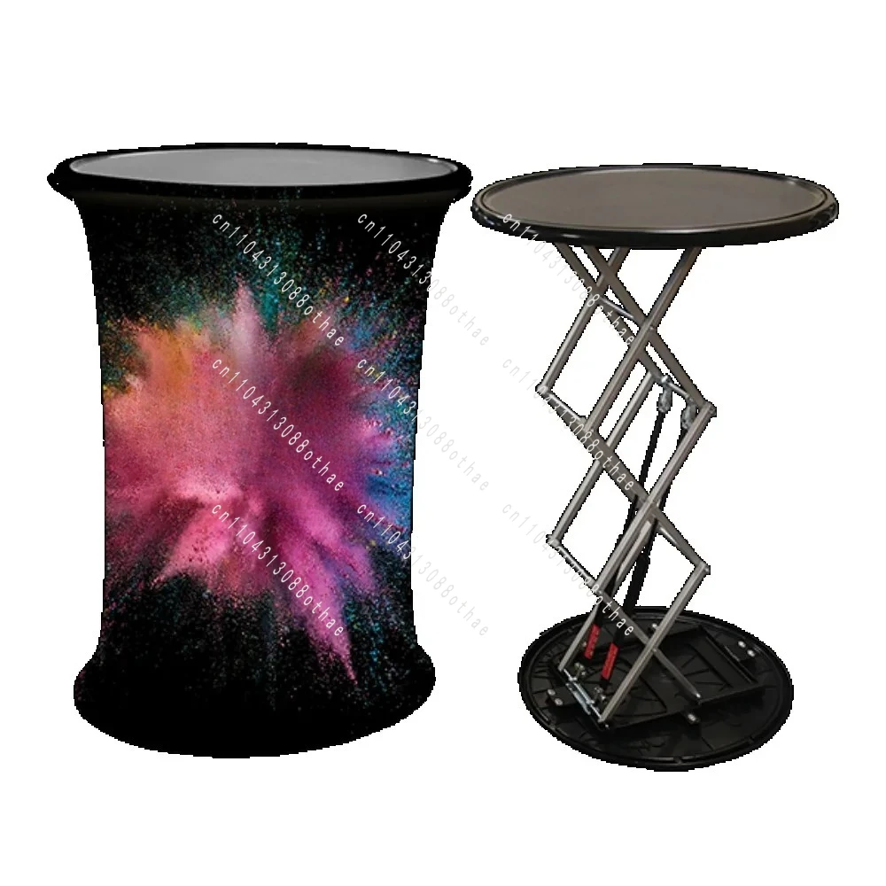 Trade Show Exhibition Foldable Aluminum Alloy Frame Pop-up Counter Promotion Table Display