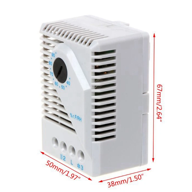 AIAI Mechanical Hygrostat Humidity Controller Connect Fan Heater For Cabinet MFR012
