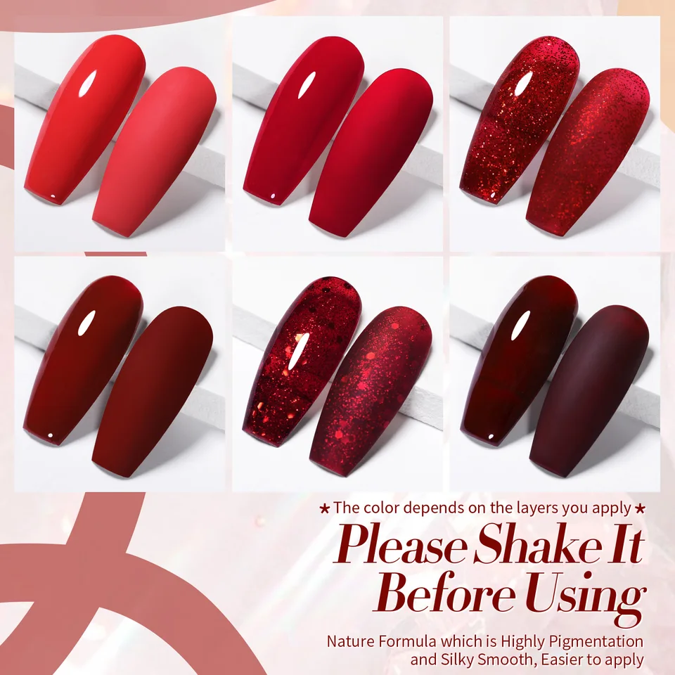 BORN PRETTY 130 colores esmalte en gel para uñas 10ml, semi permanente, manicura, secado con LED UV, suministros 5