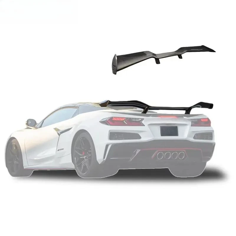 C8 Carbon Fiber Rear Wing for 2020 Corvette C8 Modified Upgraded Z06 Dry Carbon Fiber Rear Wing Spoiler