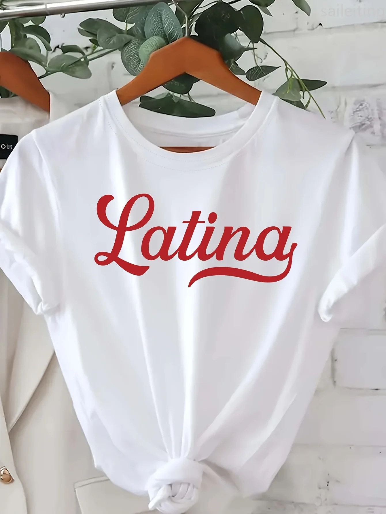 Women'S Casual Crew Neck T-Shirt with 