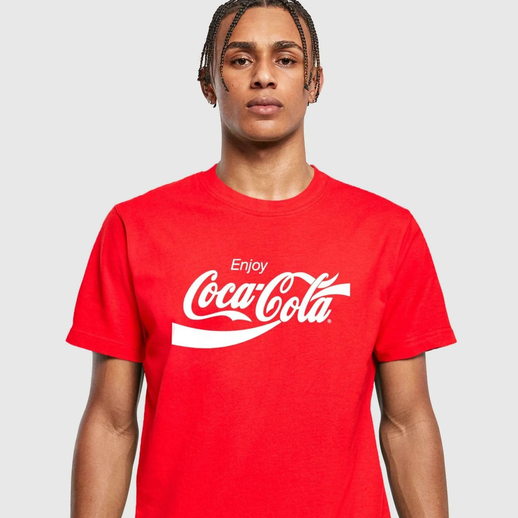 Streetwear Brand Red Logo - Red Cola Classic Logo Brand T-Shirt