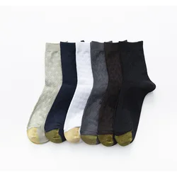 new Fashion summer spring autumn young boys solid bamboo solid socks wholesale 5pair/lot students Teenagers adolescent