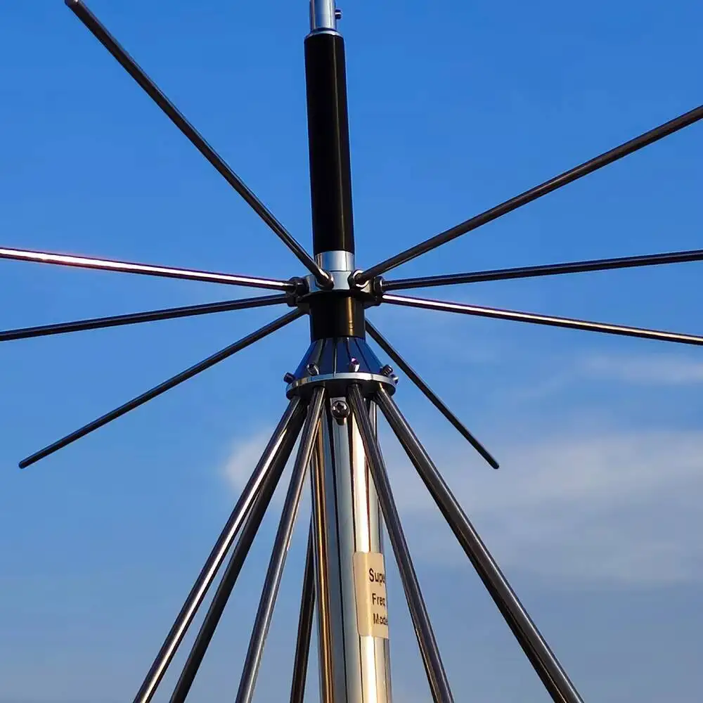 스캐너 25Mhz-1300Mhz VHF UHF 슈퍼 디스콘 베이스 광대역 50Mhz 144Mhz 430Mhz 900Mhz 1200 Mhz UV 안테나