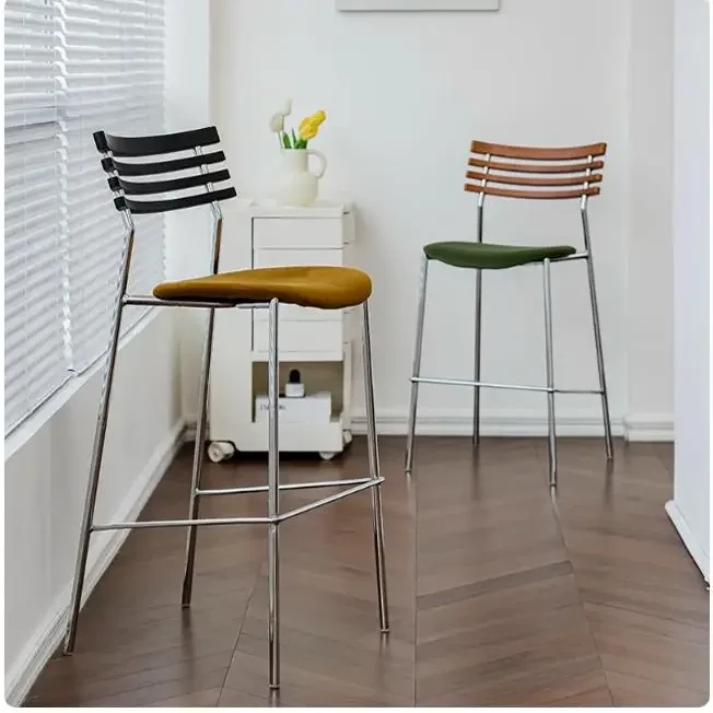 

Reception Modern High Chairs Designer Recliner Ergonomic Island Party Bar Stools Make Up Industrial Sillas De Bar Home Furniture