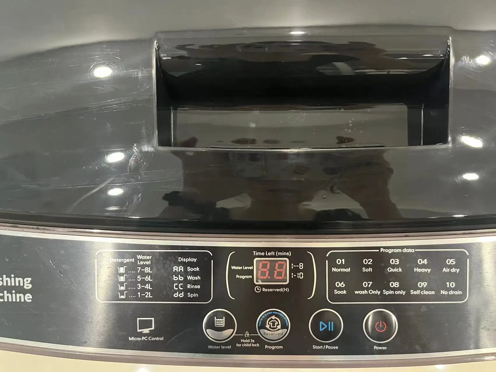 Lavatrice portatile con caricatore superiore a tubo singolo completamente automatico da 12 kg Lavatrice grande in tessuto da 7 kg 8 kg con asciugatrice