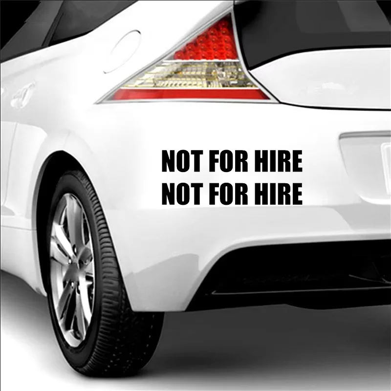 16*6.3 سنتيمتر غير تأجير سائق خاص نمط الأعمال نافذة الوفير دراجة نارية اكسسوارات الديكور الفينيل ملصقات السيارات #3