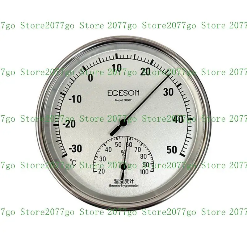 

Y1UD Wall Mounted Temperature Humidity Gauges Steel for Sauna room & Indoor Space
