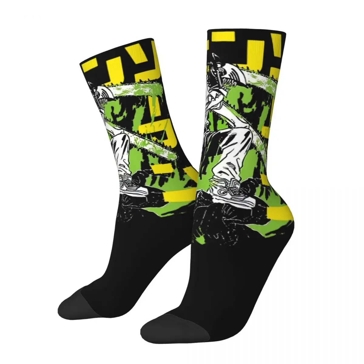 Anime Chainsaw Man Acid Unisex Socks,Hip Hop 3D Print Happy Socks Street Style Crazy Sock