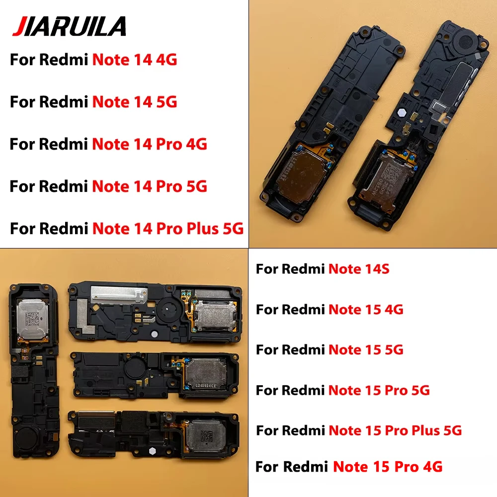 Loudspeaker bottom Loud Speaker Sound Buzzer Ringer Flex Cable For Xiaomi Redmi 14C 15 5G 15C Note 14S 14 Pro 4G 15 Pro Plus 5G