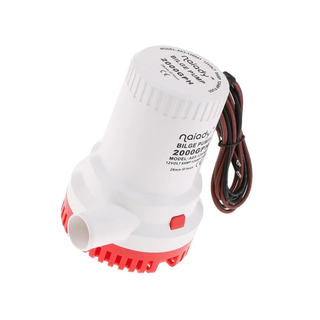 

Погружной трюмный насос 12В 2000GPH для морских судов и электрических автодомов