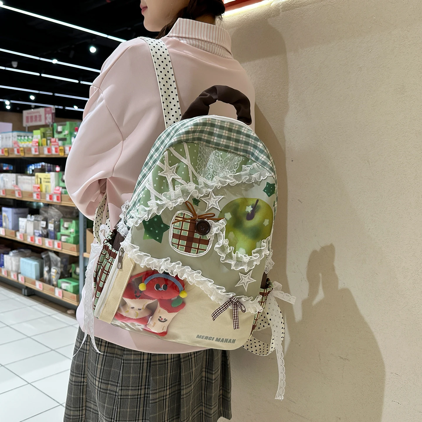 Colorful Backpack for College  - Women Bags College ulasan dan harga