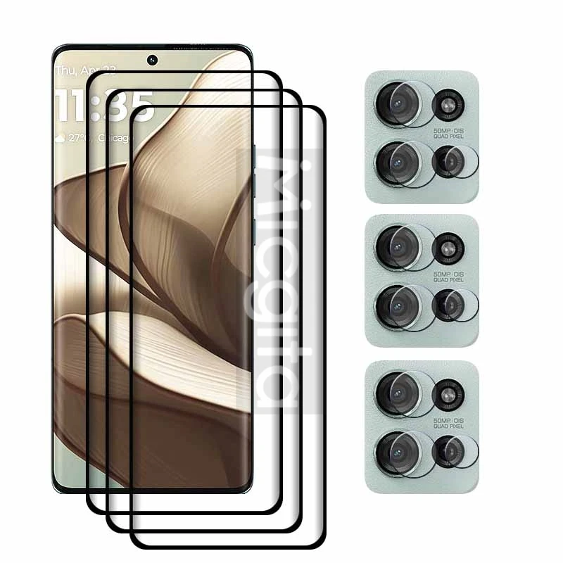 

Защитная пленка для экрана Moto Edge 50, изогнутая стеклянная пленка 9D, противоударная, против царапин, для Moto Edge 50, мягкая волокнистая пленка для линз