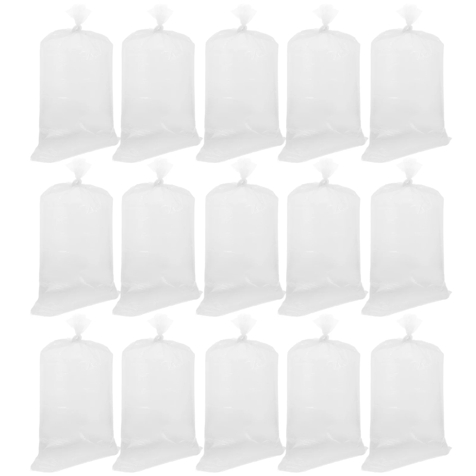 100 Uds. Bolsas de plástico transparente para algodón de azúcar, suministros para fiestas a granel, bolsas de golosinas de calidad alimentaria, almacenamiento de embalaje transparente
