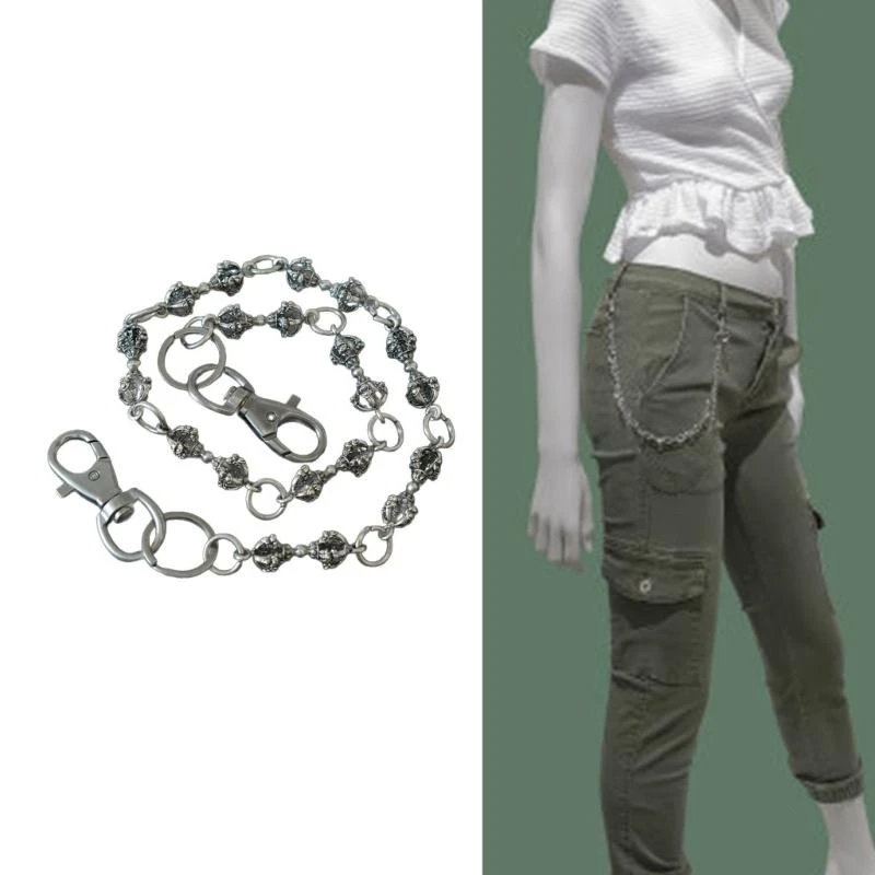 

Trendy Punk Chain Convenient Accessory for Youthful Styles and Multipurpose Use In Various Occasions Casual Wear Y08E