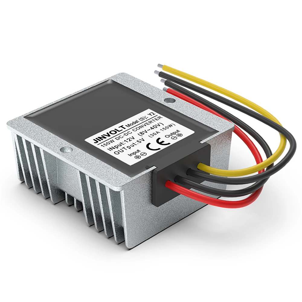 12V To 5V DC-DC Buck Converter Module (8V~40V Input to 5V 10A/15A/20A/25A/30A Output), Power Regulation