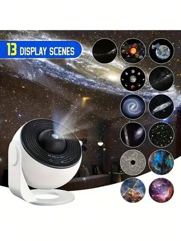 Projector, 13 In 1 Planetarium Star Projector Realistic Starry Sky Night Light With Solar System Moon For Bedroom Ceiling Home T