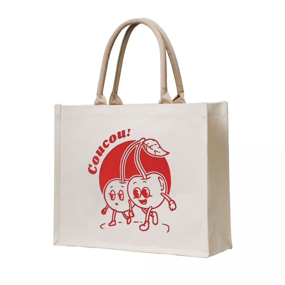 

Cherry Coucou Tote Bag Fabric bag tote bag custom shopping bags foldable