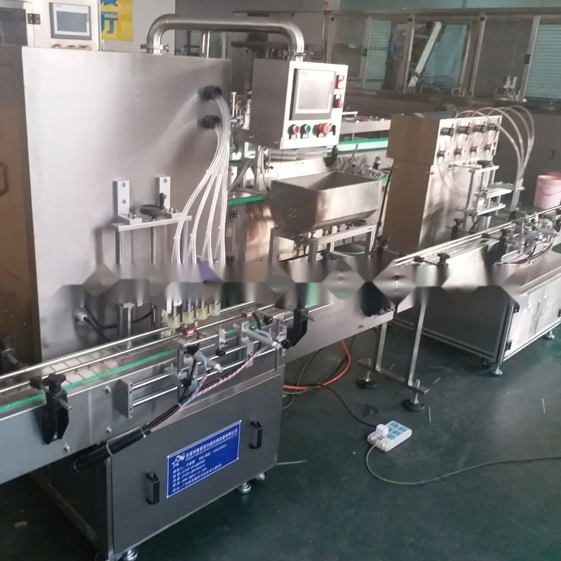 

Liquid Fully Automatic Perfume Essential Oil Equipment Cosmetics Bottle Washing And Filling Integrated Machine