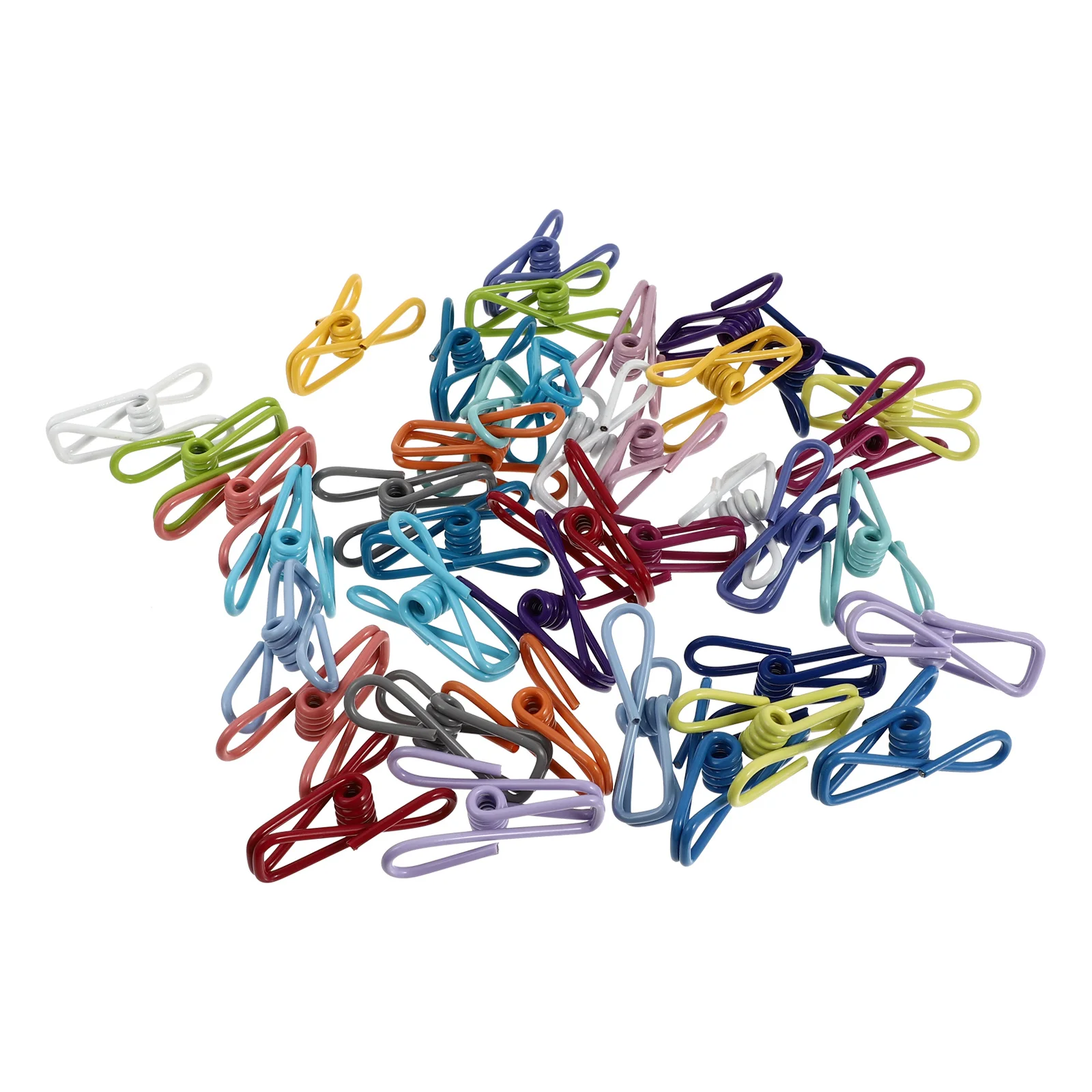 40Pcs Photo Fixing Clips Creative Small Clamp Windproof Clothes Drying Multifunctional Towel Sock Non-Slip Household