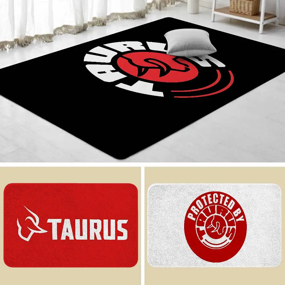 T-Taurus-Firearms Floor Mats Home Laundry Rug Carpet For Living Room Decor Lounge Area Anti-slip Foot Mat Entrance Doormat