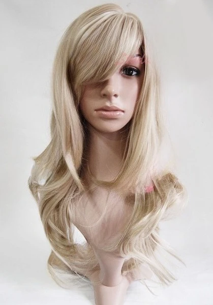

(I)Studio7-UK Wavy Brown Auburn Black Blonde Synthetic Wig Various Colours