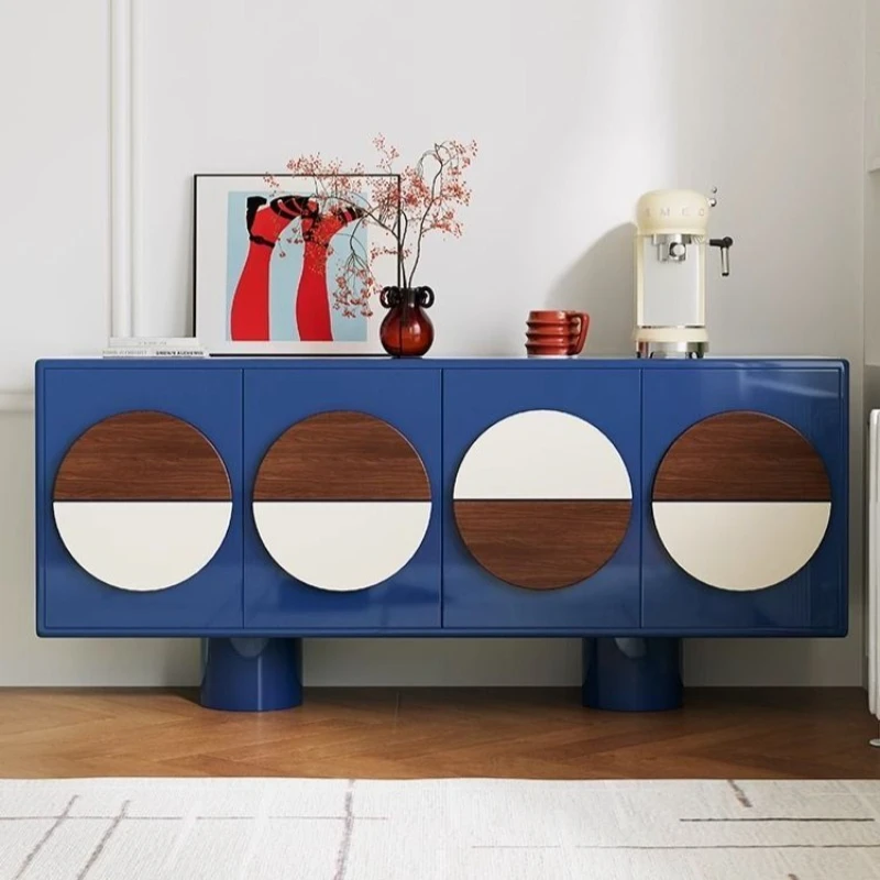 

Modern simple chest cabinet, TV cabinet, small apartment French retro side cabinet